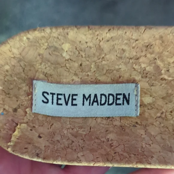 Steve Madden Silver Braided Slide Sandals - Picture 4 of 8